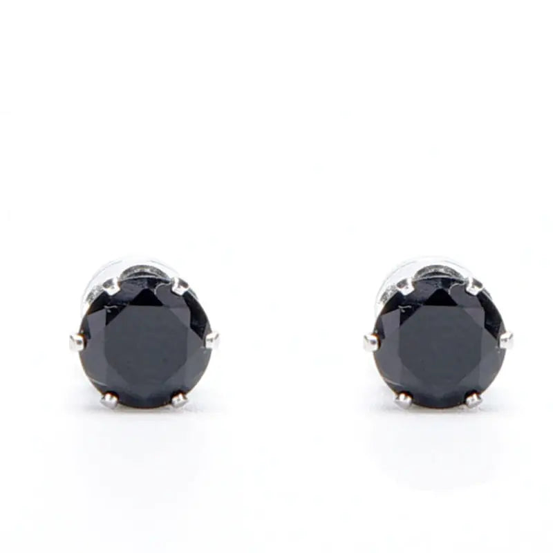 Unisex Crystal Stone Stud Earrings