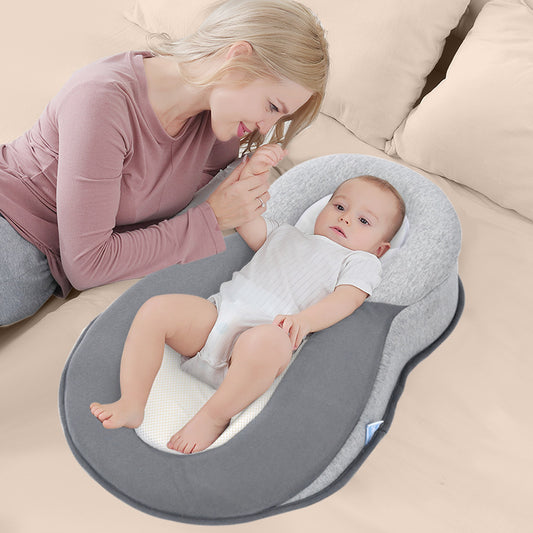 Newborn Kids Baby Pillow Safe Cotton Cushion Prevent Flat Infant Head Shape